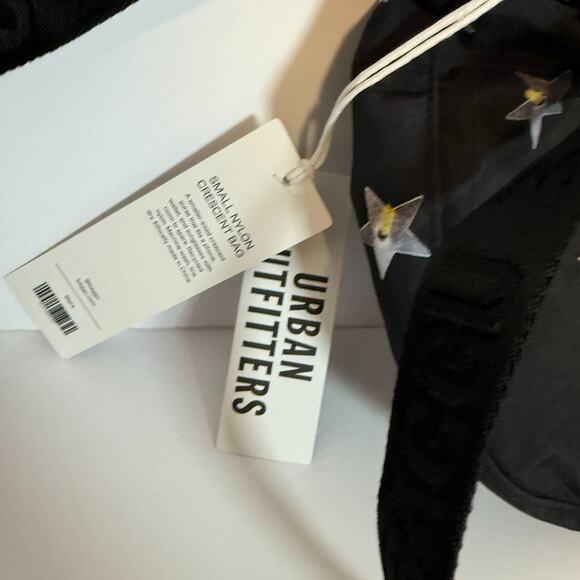 Urban Outfitters Baggu Bag Small Nylon Stars Crescent Bag Crossbody NEW - Picture 4 of 7